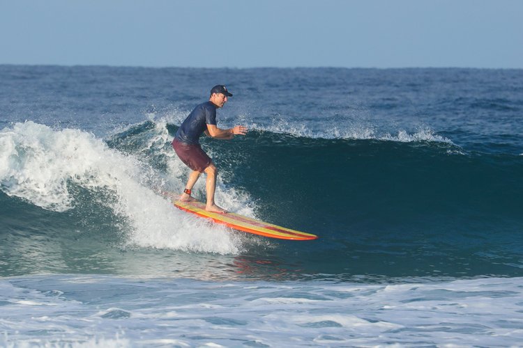 Glide on orange board
